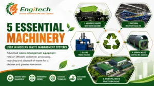 Read more about the article 5 Essential Machinery Used in Modern Waste Management Equipment Systems
