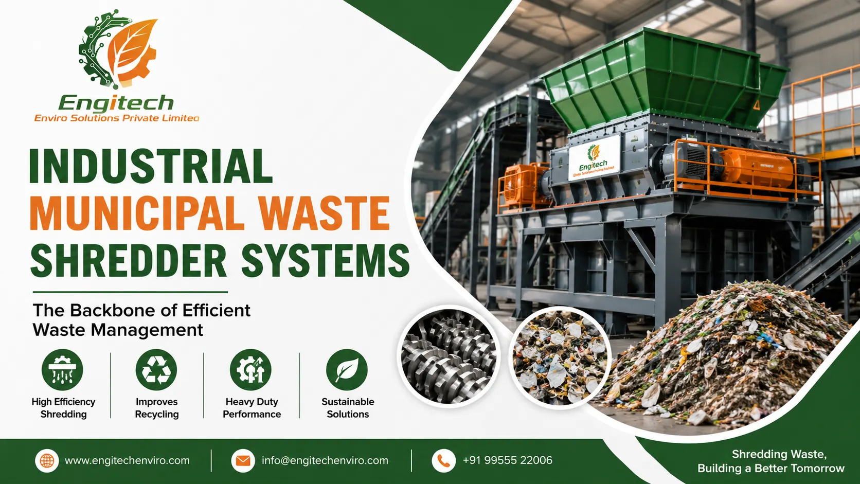 Read more about the article Industrial Municipal Waste Shredder Systems: The Backbone of Efficient Waste Management