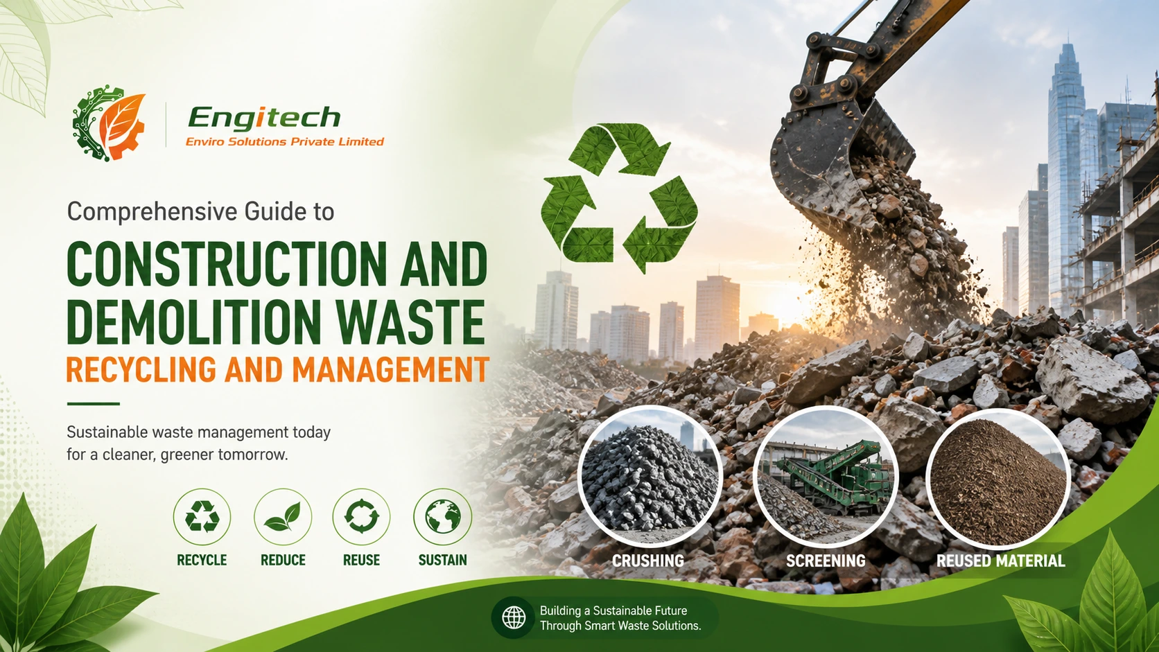 You are currently viewing Comprehensive Guide to Construction and Demolition Waste Recycling and Management