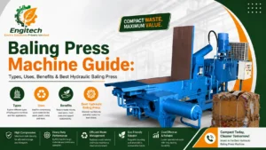 Read more about the article Baling Press Machine Guide: Types, Uses, Benefits & Best Hydraulic Baling Press