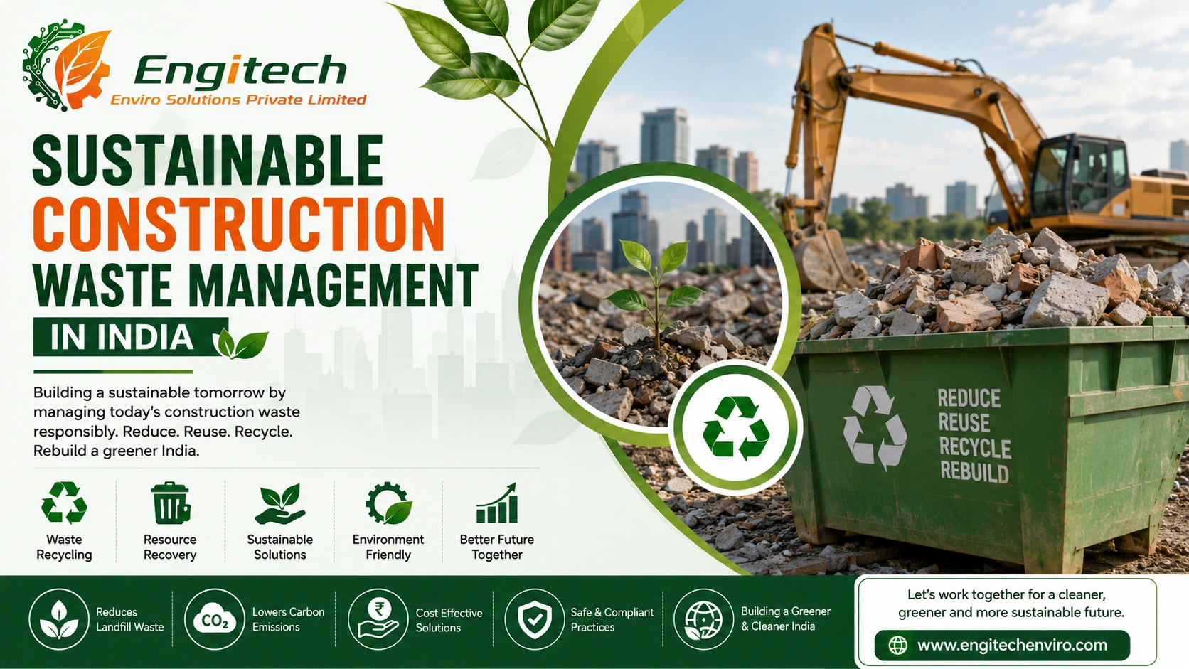 You are currently viewing Sustainable Construction Waste Management in India, C&D Waste Management