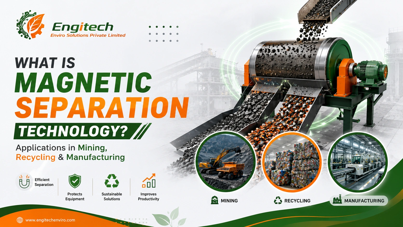 You are currently viewing What is Magnetic Separation Machine Technology? Applications in Mining, Recycling & Manufacturing