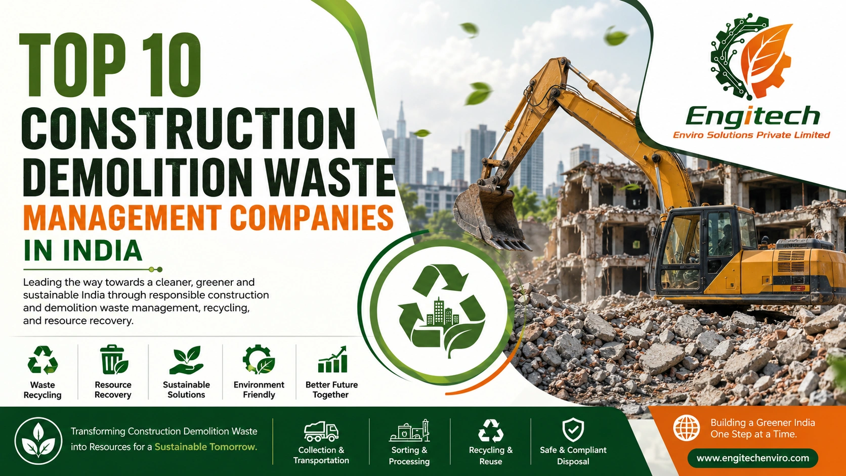 You are currently viewing Top 10 Construction Demolition Waste Management Companies in India