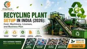 Read more about the article Recycling Plant Setup in India (2026): Cost, Machinery, Licenses, and Business Plan